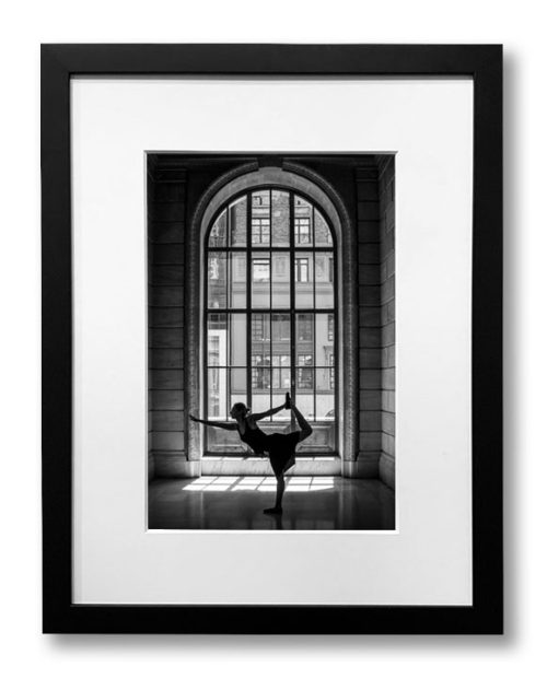 Dancing in the Library Framed