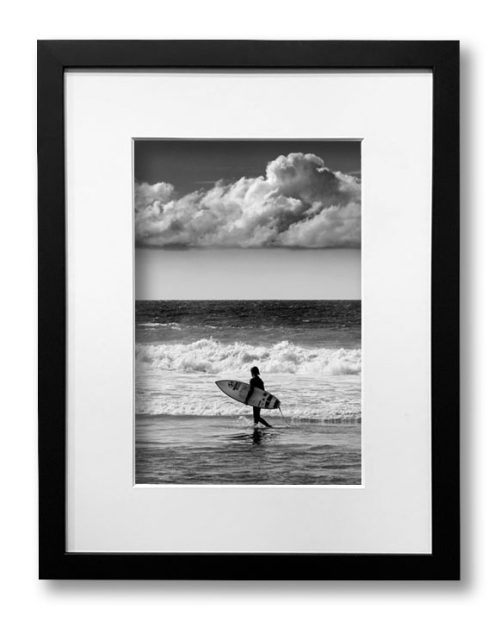 Surfer framed
