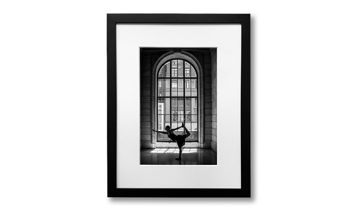 Dancing in the Library framed