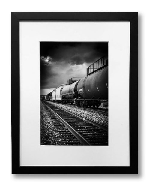 Train in Grant framed