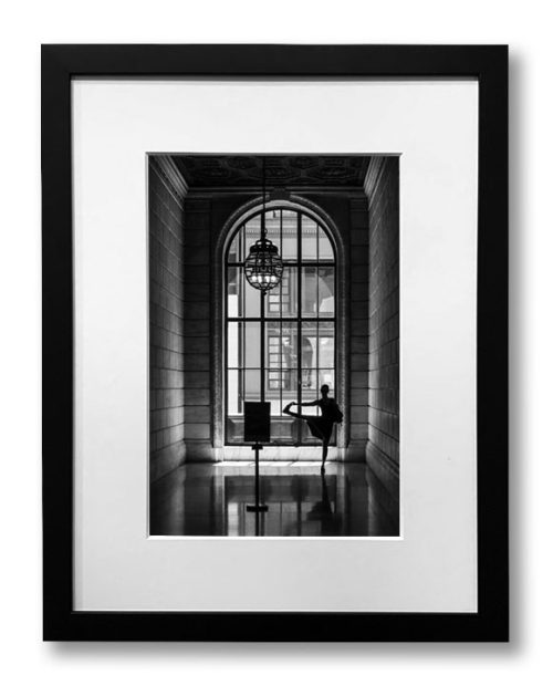 Dancing in the Library Framed