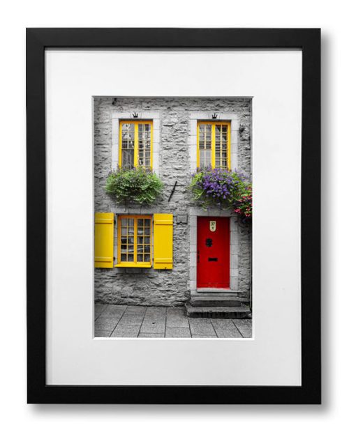 Colors of Quebec framed