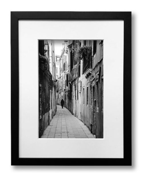 Venice Street Scene framed