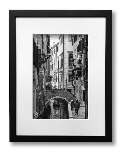 Venice Street Scene II framed