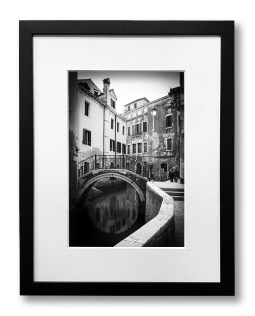 Venice Street Scene V framed